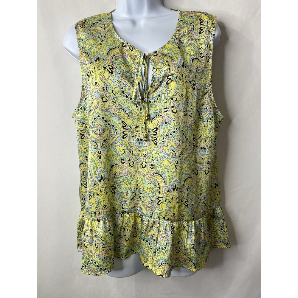 Juicy Couture Womens Silky Tank Top Size 12 Baby Doll Y2K Dainty Coquette Fairy‎